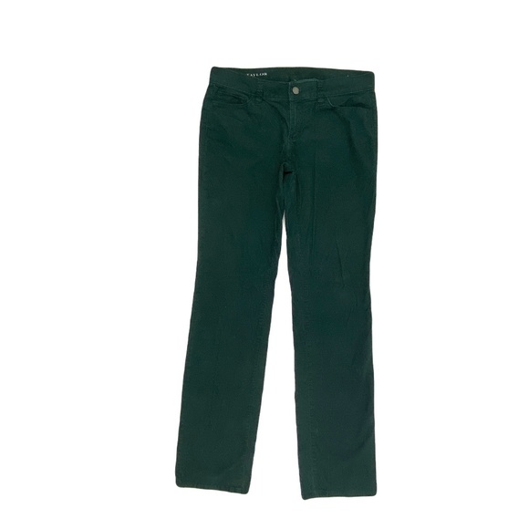 Ann Taylor Pants - Ann Taylor Straight Leg Women's size 4 Emerald Green Corduroy Pants  Great Condi